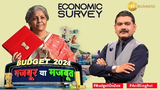 Anil Singhvi Decodes Economic Survey 202324  Insights into Budget 2024 [upl. by Neille]