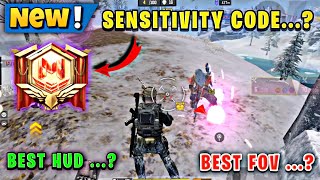 New Best Non Gyro Sensitivity Settings Code in CODMobile br✌️ HUD Layout  FOV Settings CODM BR [upl. by Eirruc]