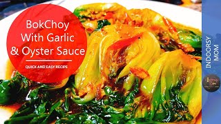 Bok Choy Asian Recipe  Pak Choy Recipe  Indoorsy Mom [upl. by Annaoi]