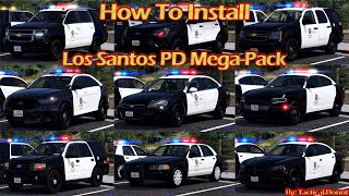 How To Install ELS Los Santos PD MegaPack LAPD 4G19b By Tactical Donut [upl. by Francyne]