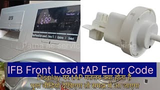 IFB Tap Problem  Ifb tAP Error  Tap Error Solution In Ifb Front Load Washing Machine At Home ifb [upl. by Gratt]