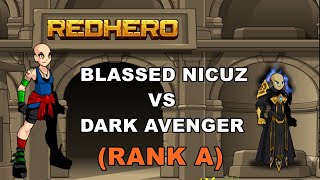 Blessed Nicuz vs Dark Avenger Rank A Classes Duel 1  RedHero Aqw Private Server [upl. by Rolph]