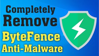 How To Completely Remove ByteFence Antimalware In Windows [upl. by Korry]