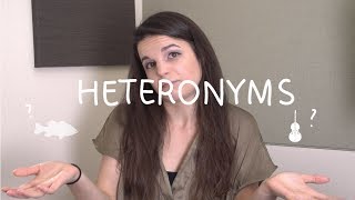 Weekly English Words with Alisha  Heteronyms [upl. by Reel]