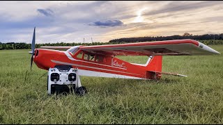 Hangar 9 10cc Valiant ARF 4S Castle Talon 90 Esc Eflite Power 52 Brushless Motor [upl. by Aekin]