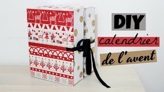 DIY calendrier de lavent en carton [upl. by Nomal]