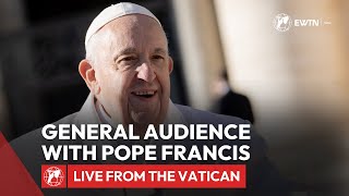 LIVE from the Vatican  General Audience with Pope Francis  April 17th 2024 [upl. by Feerahs]