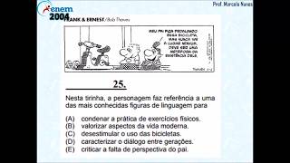 Enem 2004 figuras de linguagem metáfora [upl. by Jennie]