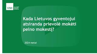 Kada Lietuvos gyventojui atsiranda prievolė mokėti pelno mokesti [upl. by Ahsille]