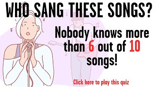 Who Sang These Songs [upl. by Glasgo]