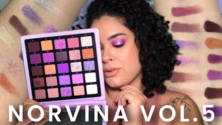 RESENHA E TUTORIAL USANDO A PALETA NORVINA VOL5 maquiagemcomprinhassephora [upl. by Nary]