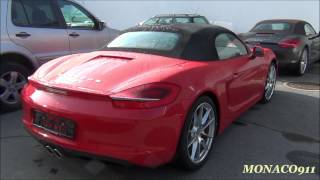 2x NEW 2012 BOXSTER S 981 Red amp Anthrazite Brown [upl. by Alleirbag]