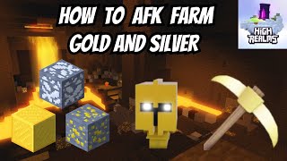 How to AFK farm Gold and Silver High Realms  ROBLOX [upl. by Ahseiat]