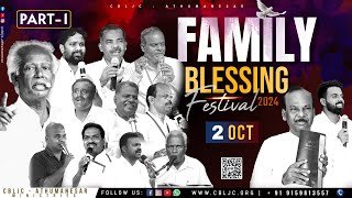 🔴🅻🅸🆅🅴  FAMILY BLESSING FESTIVAL 2024  02102024  Apo DAsirvatham  Sr Pas T ANTONY  Part 1 [upl. by Heidie]