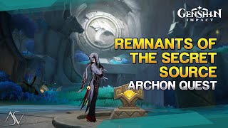 Remnants of the Secret Source Guide  Archon Quest  Genshin Impact [upl. by Hollister]