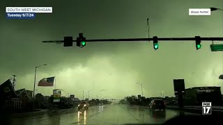 Raw Video of Portage Area Tornado [upl. by Adyela]