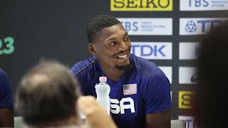 Fred Kerley If Noah Lyles Is Running 965 I’m Running Faster [upl. by Dlonra]