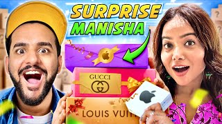 I Surprised MANISHA RANI with 10 GIFTS 🎁 [upl. by Barstow]