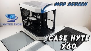 CASE HYTE Y60 CON MOD SCREEN  UNBOXING Y PRIMERAS IMPRESIONES [upl. by Mosora972]