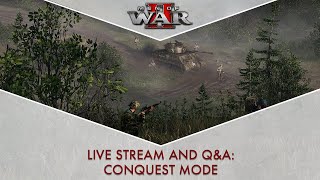 Men of War II Gameplay and QampA Livestream  Conquest [upl. by Hassadah]