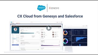 CX Cloud from Genesys and Salesforce [upl. by Ihc]