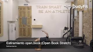 Estiramiento open book Open Book Stretch [upl. by Corb]