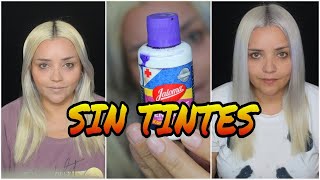 MATIZA CABELLO Y CANAS SIN TINTES  Cabello Blanco lizznuller [upl. by Eanehs]