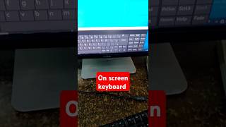 How to enable on screen keyboard onscreenkeyboard shortcutkeys computertricks digiuni asmr [upl. by Ecenahs]