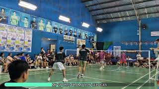 AIRFORCE BADMINTON CHALLENGE 30 2024 OBAOBVILLARANTE Vs LASACAFONTANILLAbadminton [upl. by Harland]