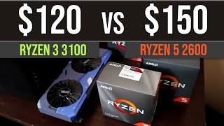 Ryzen 3 3100 vs Ryzen 5 2600 test in 9 games [upl. by Boycie59]