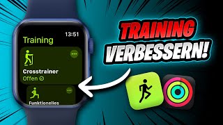 Apple Watch Training und Fitness App RICHTIG benutzen ⌚ [upl. by Enialahs]