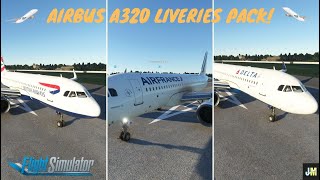 Flight Simulator Airbus A320 Liveries AddOn on Xbox Series X NEW Airport Static Scenery Pack ✈️ [upl. by Aeht]