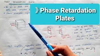 Lecture 56  3rd Semester  Phase retardation plates  Quarter wave plate  Half amp Full wave plate [upl. by Delfeena909]