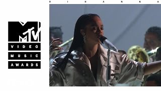 Rihanna  Stay  Love On The Brain  Diamonds Live From The 2016 MTV VMAs [upl. by Noeruat290]