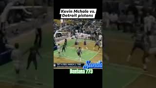 KEVIN MCHALE  56 points  vs DETROIT PISTONS IN 1985  shorts nba kevinmchale [upl. by Ikairik]