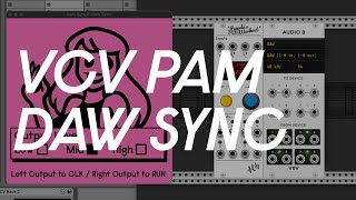 VCV Pamelas PRO Workout DAW Sync Setup [upl. by Asilrac]