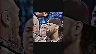 Brok Lesnar vs Roman and Jimmy jey face to face [upl. by Abil]