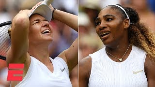 Simona Halep dominates Serena Williams to win Wimbledon title  2019 Wimbledon Highlights [upl. by Lotty]