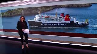 BBC Reporting Scotland  Farewell MV Hebridean Isles 181124 [upl. by Mezoff]