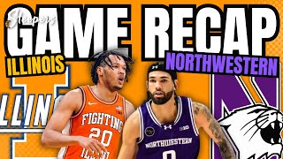 Illinois vs Northwestern Game Recap [upl. by Lew]