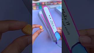 DIY Hair straightener 🌸 shorts tonniartandcraft youtubeshorts love art craft [upl. by Innattirb230]