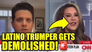 Latina TEARS A “Latino For Trump” TO SHREDS Live On CNN [upl. by Drusy]