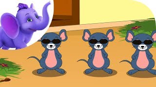 Three Blind Mice  Nursery Rhyme with Lyrics [upl. by Ellebasi]