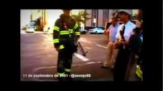 11 de Septiembre 2001 Impacto del Primer avión [upl. by Aihsemaj]