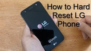 How to Hard Reset LG Mobile Tracfone  Open Locked Android Phone LG  Free amp Easy [upl. by Nahgen]