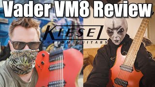 Shredding on my Kiesel Vader VM8 Multiscale 8 String [upl. by Hanimay]