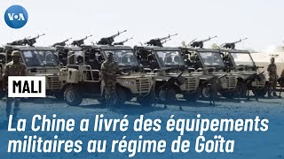 Du matériel militaire chinois livré au Mali [upl. by Zweig31]