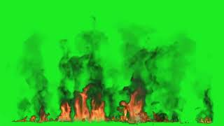 Green Screen Fire Footage  No CopyRight [upl. by Tallula]