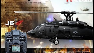 echobbycom RTF UH60 Blackhawk Realistic RC Helicopter nine eagles solo pro 319 6 ch helicopter [upl. by Whittaker]