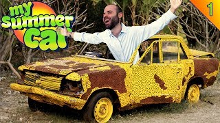 ESTE JUEGO ES UNA LOCURA  MY SUMMER CAR Gameplay Español [upl. by Atteynek]